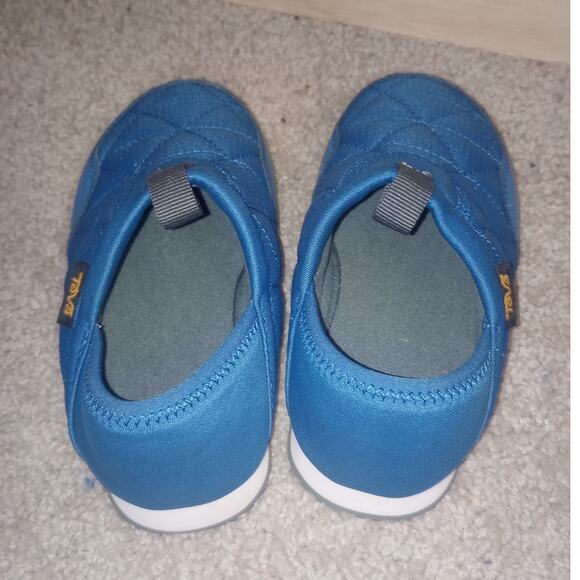 Kids Teva Shoes Blue ReEmber Quilted 10 Toddler Slip On Casual - Picture 3 of 3